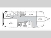 Floorplan - 2013 Airstream RV Flying Cloud 23D