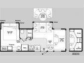 Floorplan - 2006 Itasca Spirit 27L