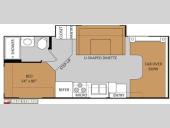 Floorplan - 2013 Thor Motor Coach Four Winds 24C