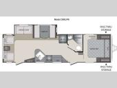 Floorplan - 2012 Keystone RV Premier Ultra Lite 30RLPR