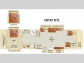 Floorplan - 2011 Entegra Coach Anthem 42DL