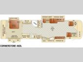Floorplan - 2011 Entegra Coach Cornerstone 45DL