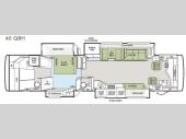 Floorplan - 2013 Tiffin Motorhomes Phaeton 40 QBH
