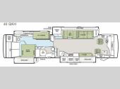 Floorplan - 2013 Tiffin Motorhomes Phaeton 40 QKH