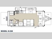 Floorplan - 2013 Palomino Stampede S-238