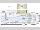 Floorplan - 2013 Winnebago Via 25R