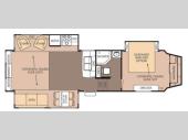 Floorplan - 2013 Forest River RV Cedar Creek Silverback 29RE