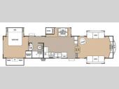 Floorplan - 2013 Forest River RV Cedar Creek 38FL