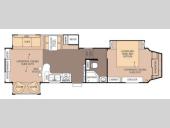 Floorplan - 2013 Forest River RV Cedar Creek Silverback 33RL