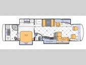 Floorplan - 2013 Newmar Ventana 4018