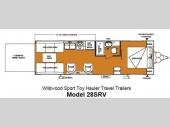 Floorplan - 2013 Forest River RV Wildwood SRV 28SRV