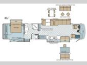 Floorplan - 2013 Entegra Coach Cornerstone 45J