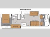 Floorplan - 2013 Thor Motor Coach Windsport 33G