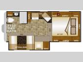 Floorplan - 2013 Northwood Arctic Fox Camper 1150 Dry Bath