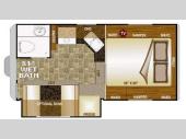 Floorplan - 2013 Northwood Arctic Fox Camper 811 Wet Bath