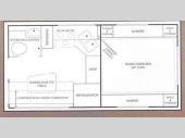 Floorplan - 2013 Pastime Manufacturing Truck Campers 840LT