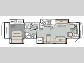 Floorplan - 2013 Monaco Diplomat 40 PDQ