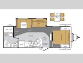 Floorplan - 2013 Forest River RV Wildcat Maxx 26FBS