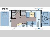 Floorplan - 2013 Dutchmen RV Coleman CTE 171