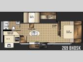 Floorplan - 2013 Palomino Solaire 269 BHDSK