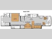 Floorplan - 2013 Thor Motor Coach Tuscany TAG 42WX