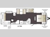 Floorplan - 2013 Keystone RV Terrain Ultra Lite 321TBH