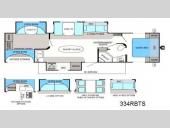 Floorplan - 2013 Jayco Eagle 334RBTS