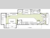 Floorplan - 2007 Fleetwood RV Bounder 35E