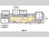 Floorplan - 2013 Coachmen RV Catalina Destination Series 39BHTS