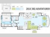Floorplan - 2014 Winnebago Adventurer 38Q