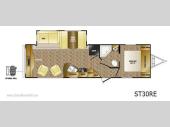 Floorplan - 2013 CrossRoads RV Sunset Trail ST30RE