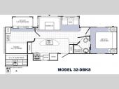 Floorplan - 2014 Palomino Puma 32-DBKS