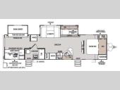 Floorplan - 2014 Forest River RV Wildwood Heritage Glen 312QBUD