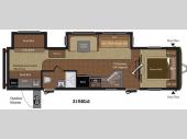Floorplan - 2014 Keystone RV Hideout 31RBDS