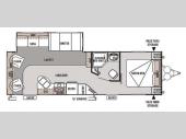 Floorplan - 2014 Forest River RV Wildwood 27RLSS