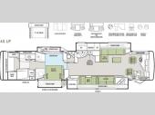 Floorplan - 2013 Tiffin Motorhomes Allegro Bus 45 LP