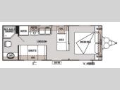 Floorplan - 2014 Forest River RV Wildwood X-Lite 241QBXL