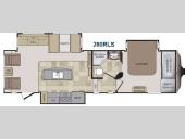 Floorplan - 2014 Keystone RV Cougar 280RLS