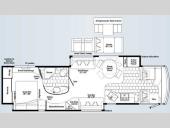Floorplan - 2007 Winnebago Vectra 40TD