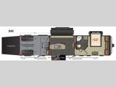 Floorplan - 2014 Keystone RV Fuzion 342