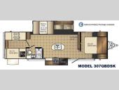 Floorplan - 2014 Palomino Solaire 307 QBDSK