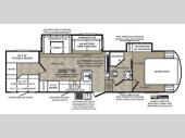 Floorplan - 2014 Forest River RV Wildcat 312BHX eXtraLite