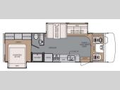 Floorplan - 2014 Forest River RV FR3 30DS