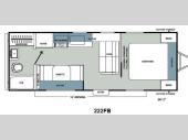 Floorplan - 2014 Coachmen RV Catalina Santara Series 222FB