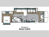 Floorplan - 2014 Forest River RV Georgetown 335DSF