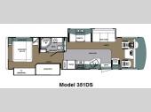 Floorplan - 2014 Forest River RV Georgetown 351DSF