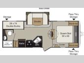 Floorplan - 2014 Keystone RV Passport 2300BH Grand Touring