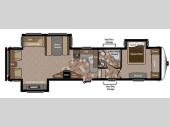 Floorplan - 2014 Keystone RV Sprinter Copper Canyon 314FWRLS