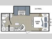 Floorplan - 2014 Dutchmen RV Kodiak 221RBSL