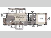 Floorplan - 2014 Forest River RV Flagstaff Classic Super Lite 8528RKWS